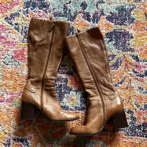 Franco Sarto Women’s Dorica Knee High Leather Boots